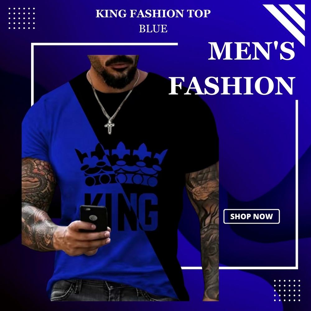 KING Fashion Top - BLUE